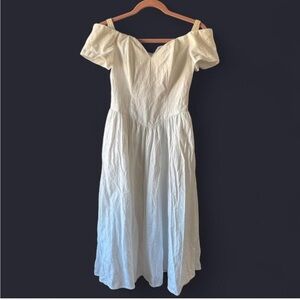 All that Jazz White Cottagecore Coastal Cowgirl Fairy Minimalist Wedding Dress